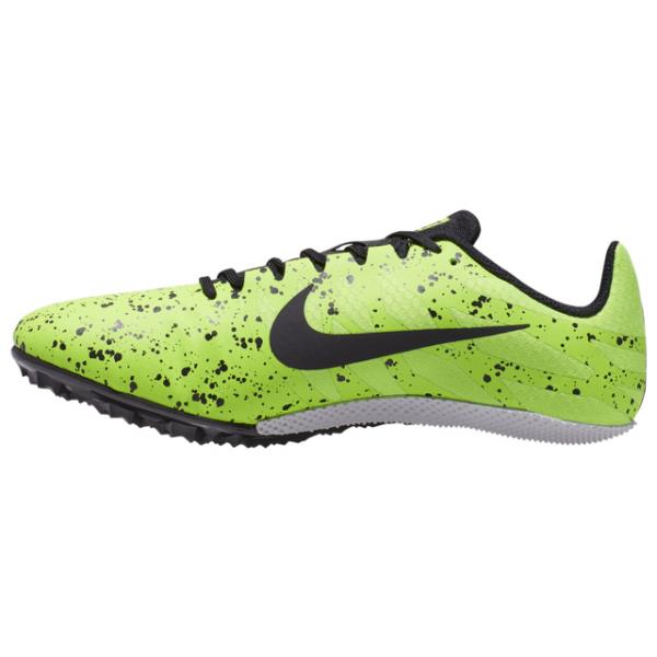 Nike Szöges Cipő Férfi Zoom Rival S 9 Fekete/Zöld/Platina,JHG25674